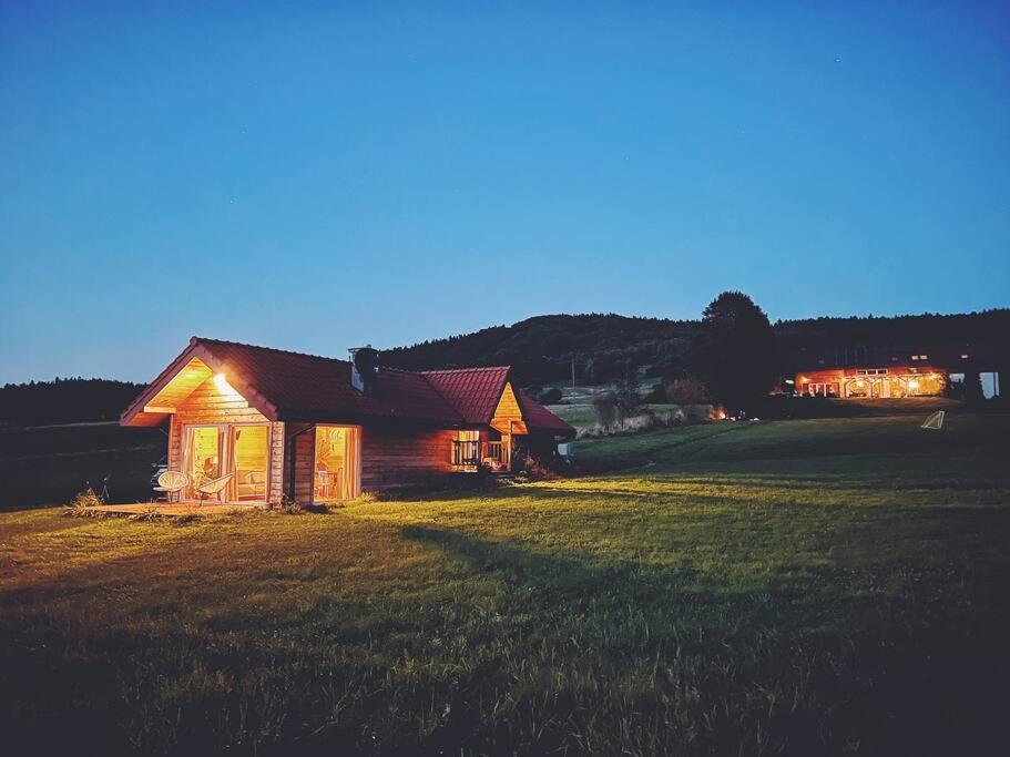 Polanka Beskid Niski Cute Cabin With Spectacular Views Hanczowa Екстериор снимка