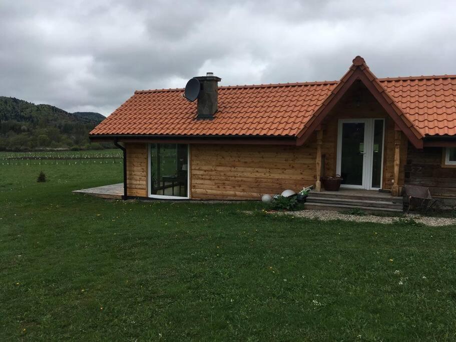 Polanka Beskid Niski Cute Cabin With Spectacular Views Hanczowa Екстериор снимка