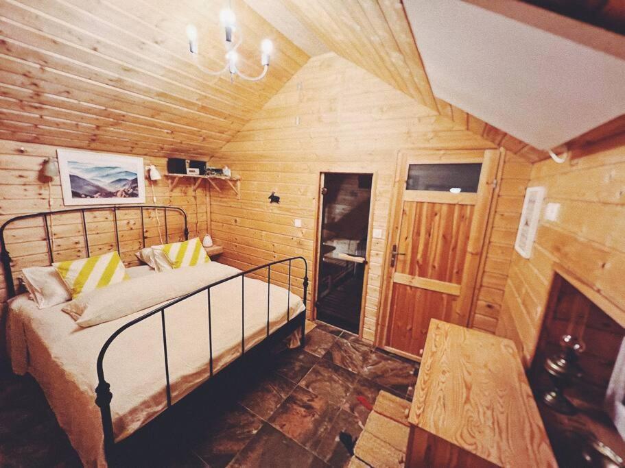 Polanka Beskid Niski Cute Cabin With Spectacular Views Hanczowa Екстериор снимка
