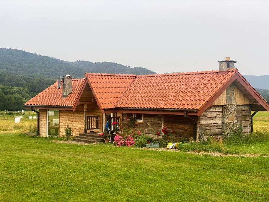 Polanka Beskid Niski Cute Cabin With Spectacular Views Hanczowa Екстериор снимка