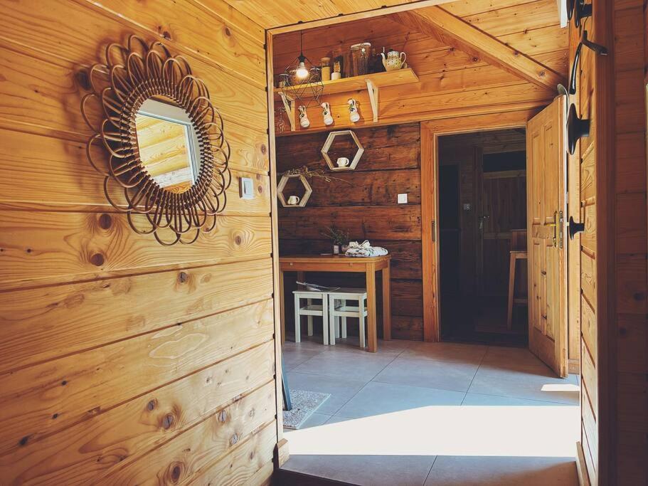Polanka Beskid Niski Cute Cabin With Spectacular Views Hanczowa Екстериор снимка