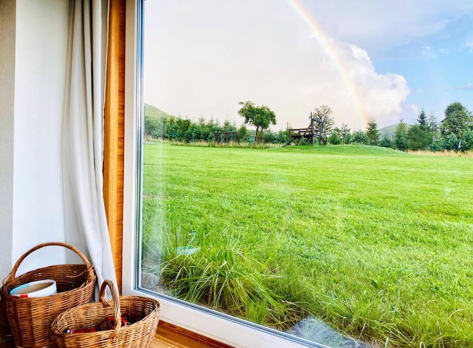 Polanka Beskid Niski Cute Cabin With Spectacular Views Hanczowa Екстериор снимка
